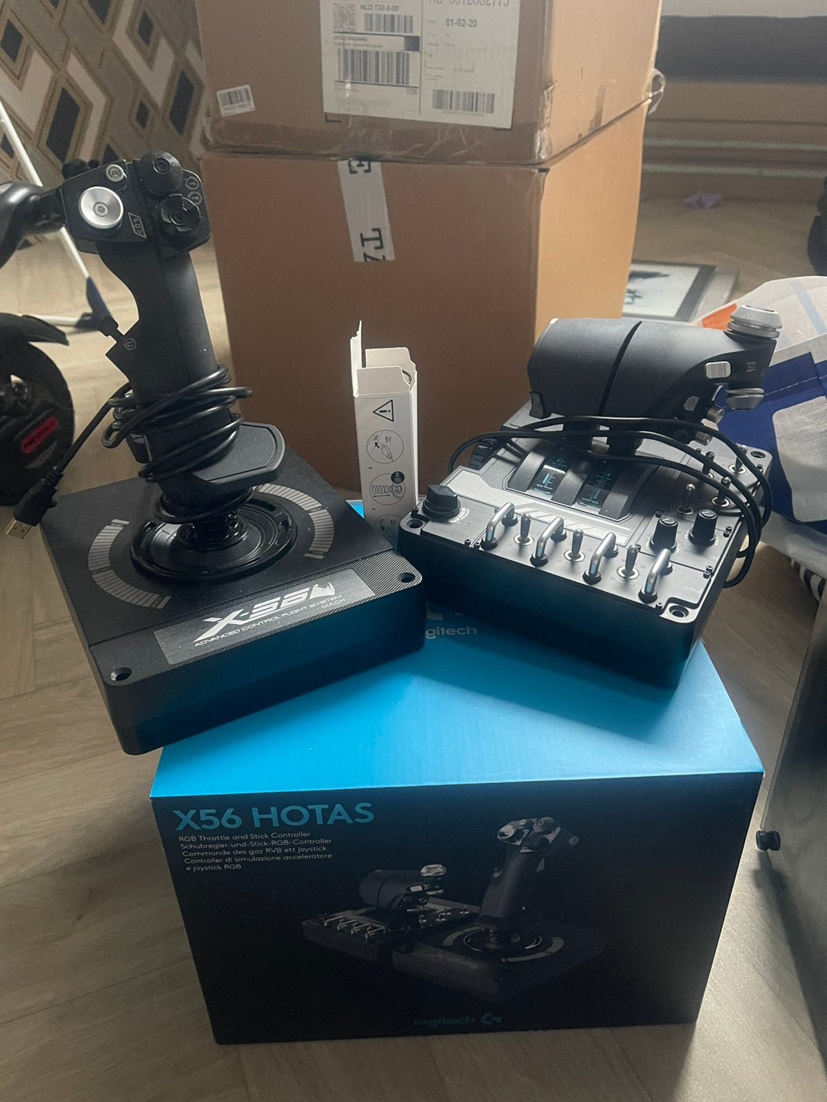 Logitech X56 Hotas Flight Stick, Ophalen of Verzenden, Nieuw