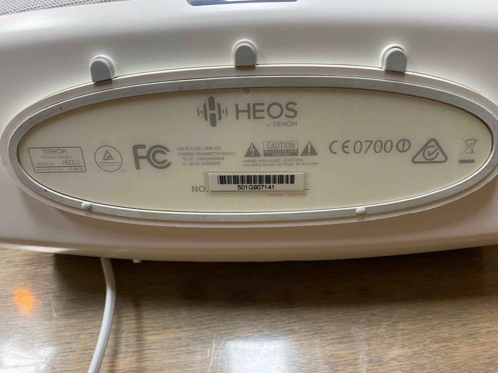 Denon HEOS 5 HS2 Draadloze Speaker Wit, Bluetooth, Ophalen, Zo goed als nieuw, Draagbare speaker