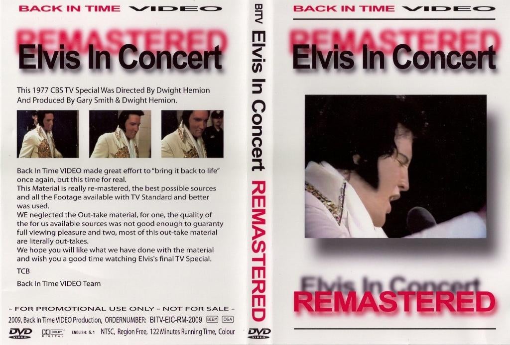 Elvis Presley in concert remastered, Alle leeftijden, Verzenden, Nieuw in verpakking