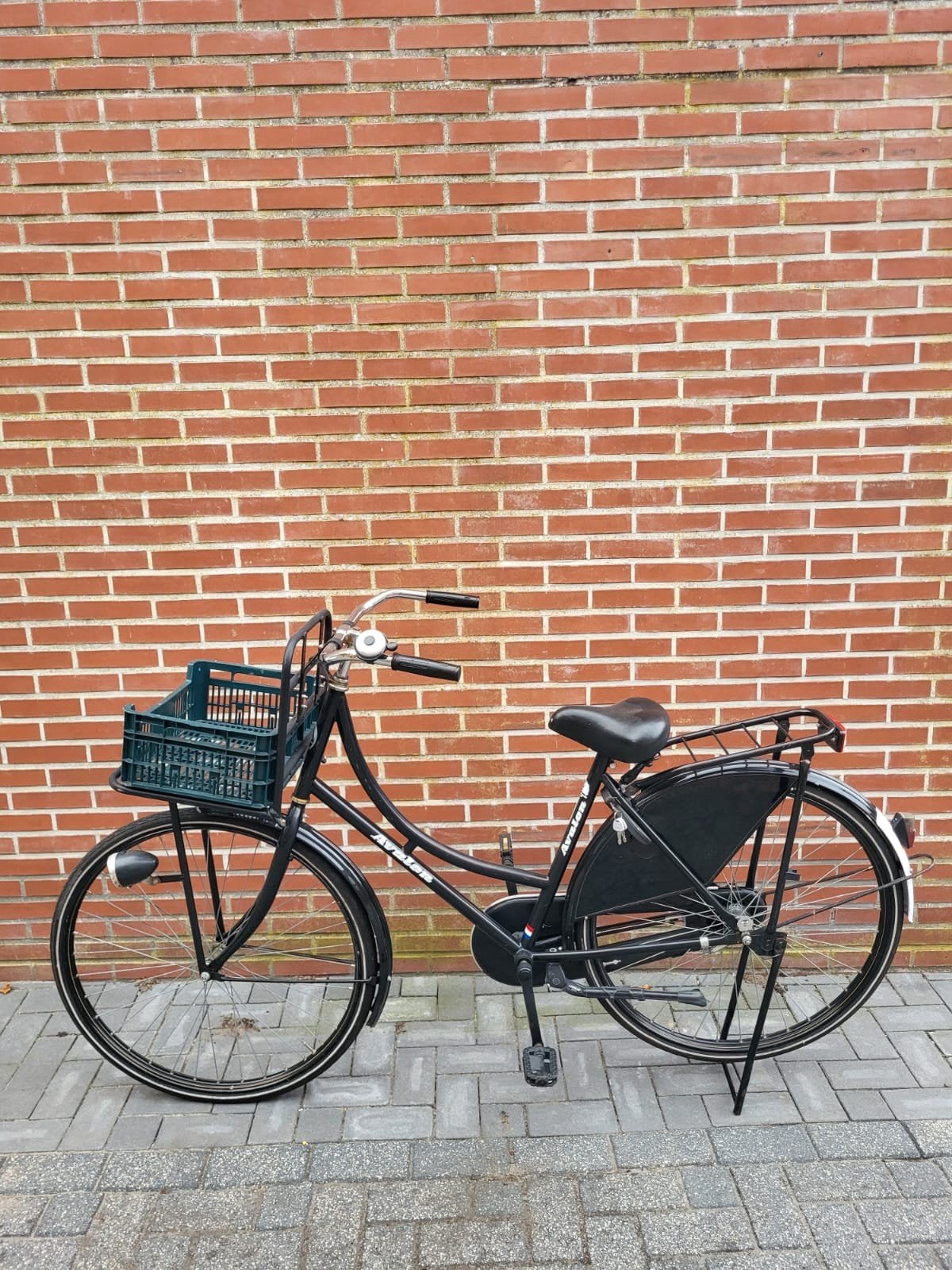 Avalon Damesfiets met voordrager en krat, Fietsen en Brommers, Overige merken, Terugtraprem, Gebruikt, Ophalen of Verzenden