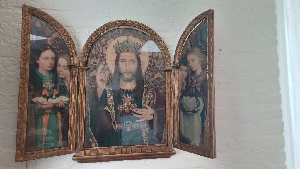 Drieluik religie, Antiek en Kunst, Ophalen