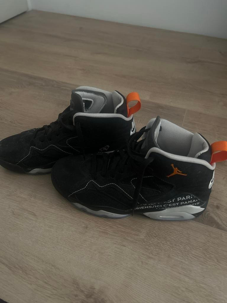 Nike Air Jordan 6 PSG sneakers - Zwart/Oranje, Ophalen, Gedragen, Zwart, Sneakers of Gympen