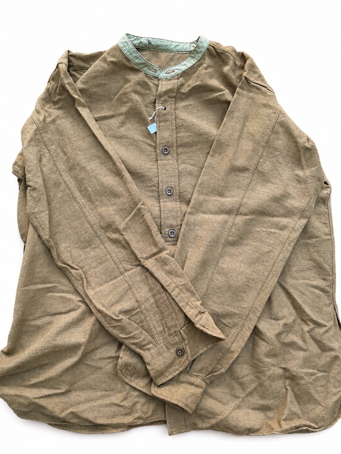Origineel WWII Canadees kraagloos overhemd – Gedateerd 1943, Ophalen of Verzenden, Engeland, Kleding of Schoenen