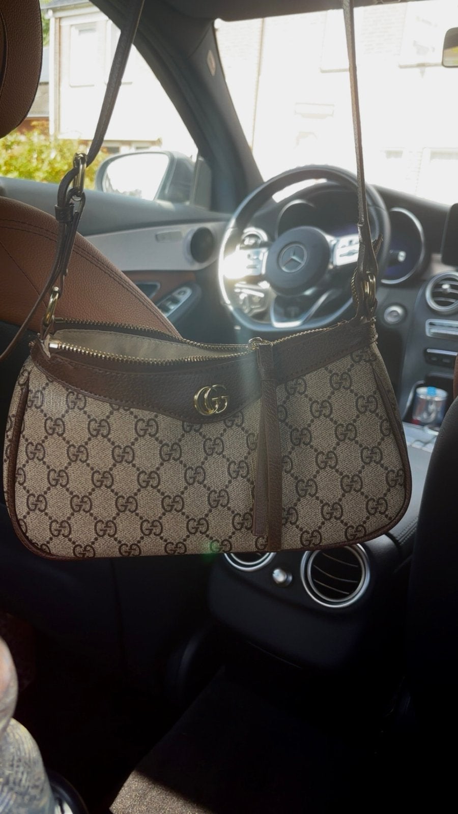 Gucci Ophidia tas, Ophalen of Verzenden, Nieuw, Bruin, Schoudertasje