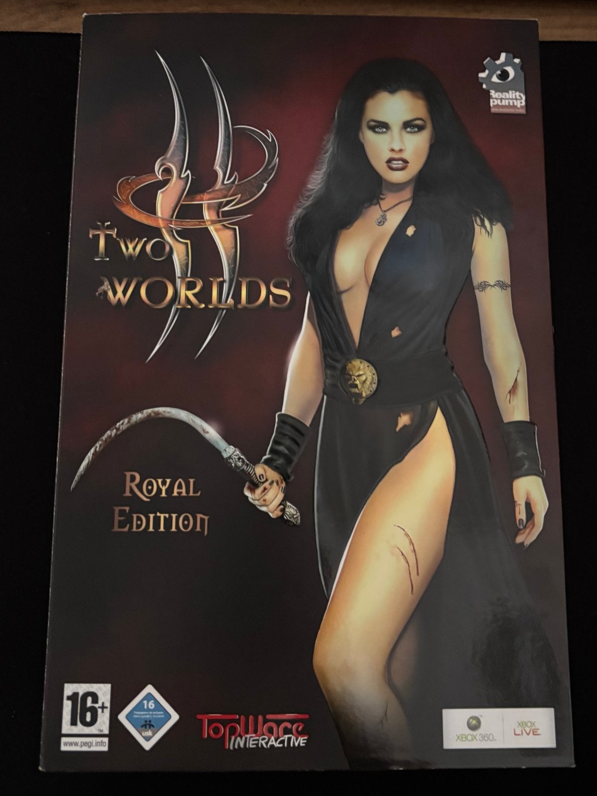 Two Worlds :Royal Edition -Xbox 360, 1 speler, Ophalen of Verzenden, Zo goed als nieuw, Role Playing Game (Rpg)