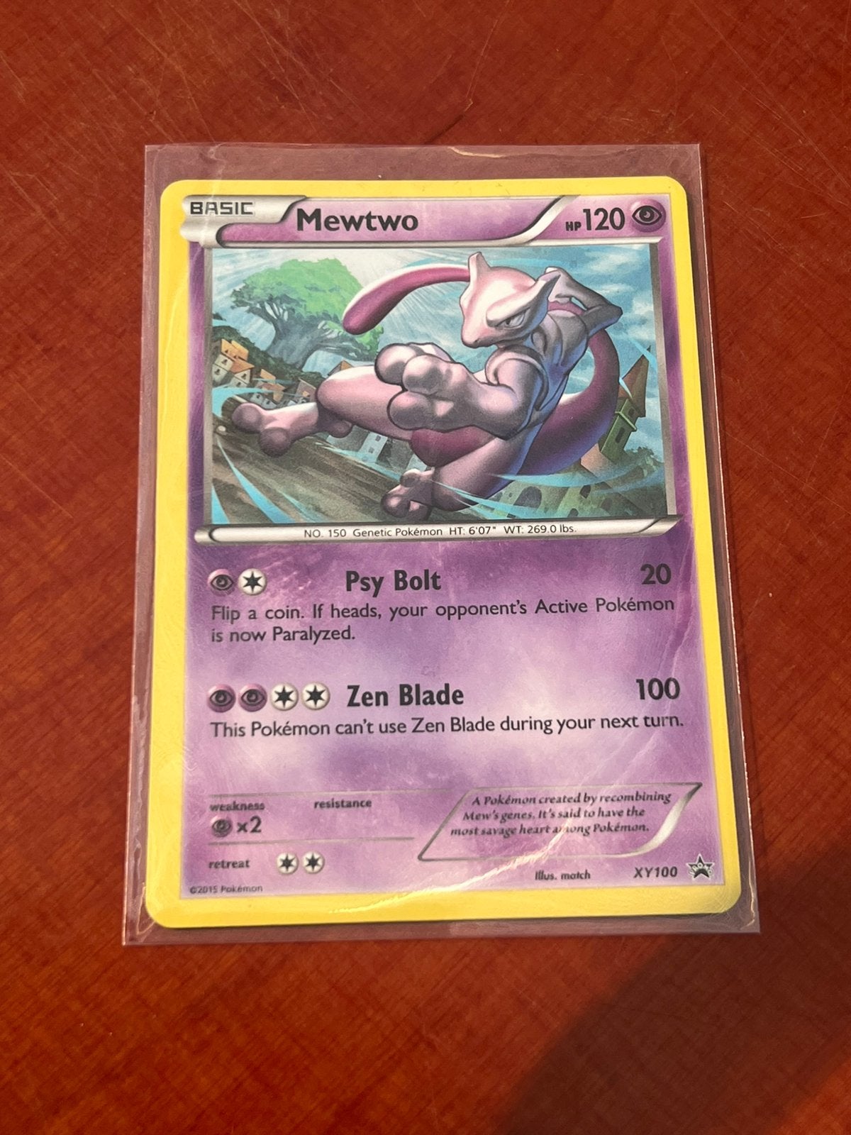 Mewtwo XY100, Ophalen of Verzenden, Zo goed als nieuw