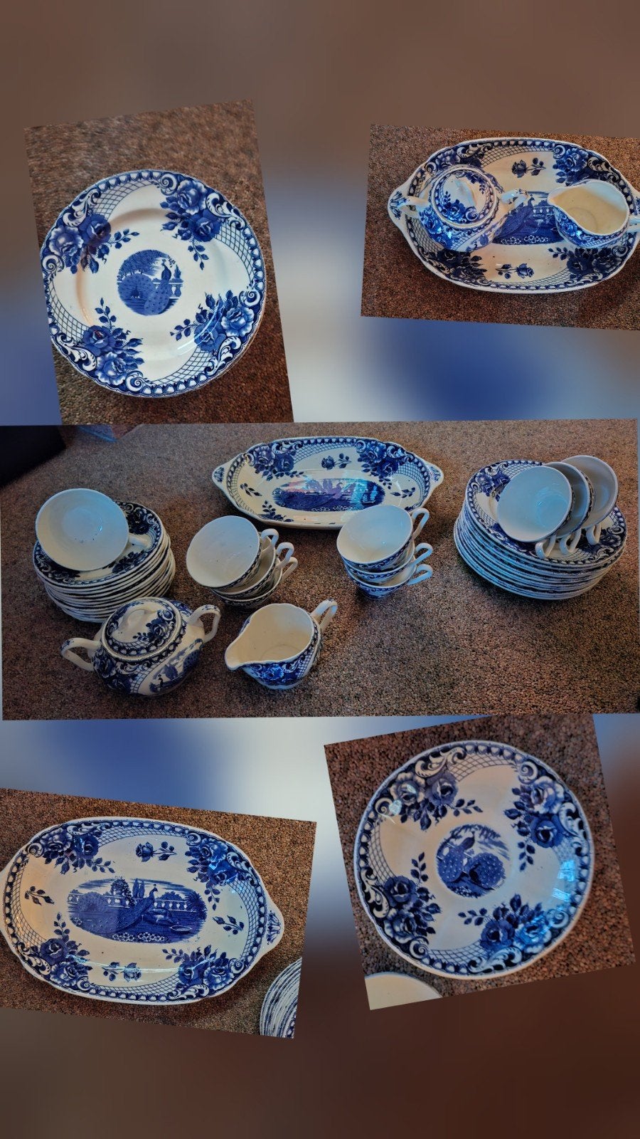 Mooi servies Delfts blauw, Ophalen