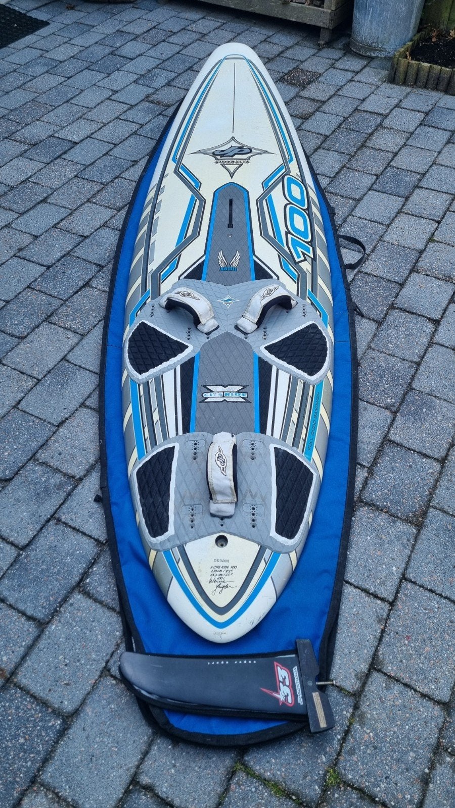 JP Australia X-Cite Ride 100 liter windsurfplank, Watersport en Boten, Windsurfen, Ophalen, Gebruikt, Plank