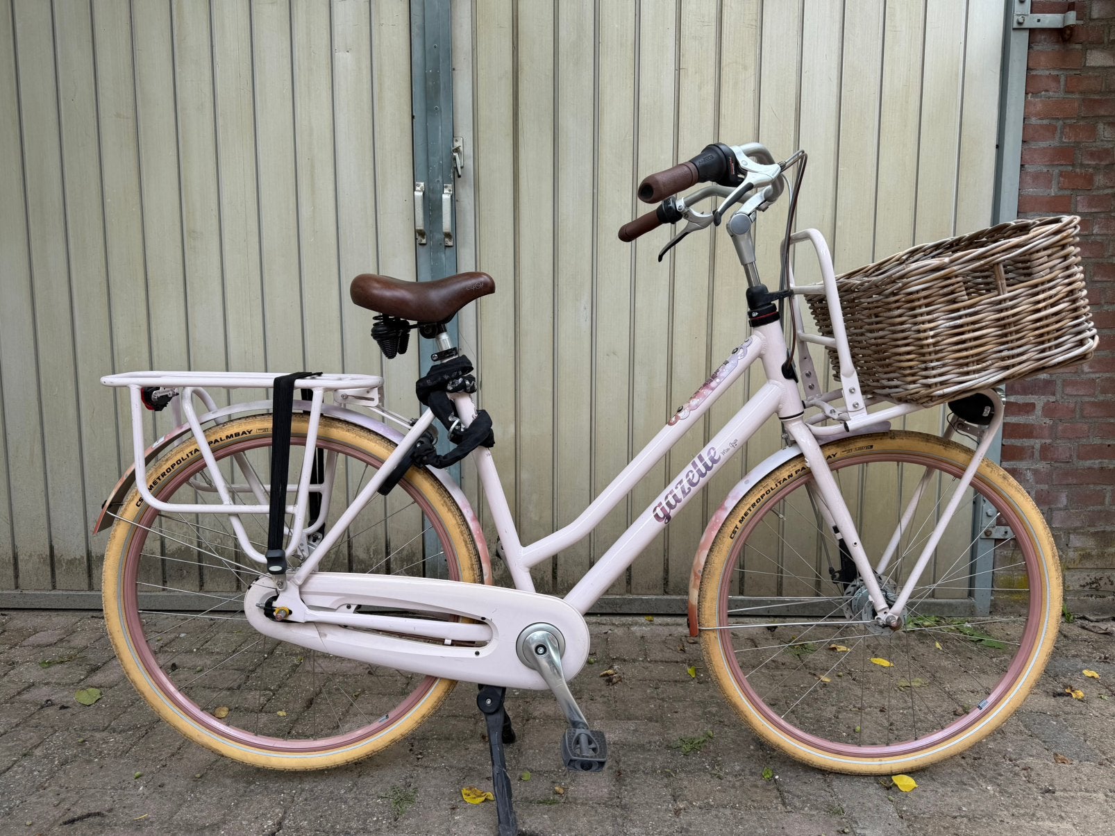 Lichtroze Gazelle Miss Grace 28 inch, Fietsen en Brommers, 53 tot 56 cm, Ophalen, Zo goed als nieuw, Gazelle