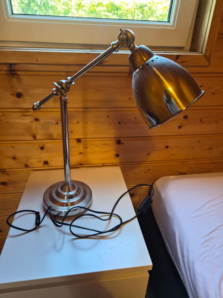 Retro bureau lamp, Huis en Inrichting, Lampen | Hanglampen, Ophalen, Zo goed als nieuw, Metaal, Retro