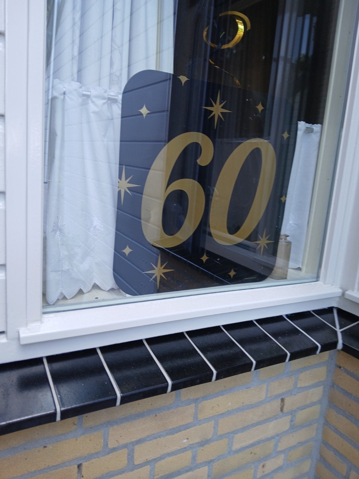 bord van 60 jaar, Ophalen, Zo goed als nieuw, Verjaardag