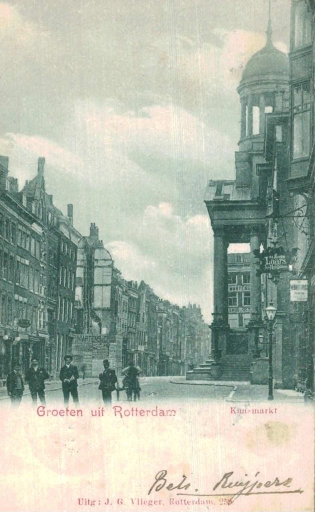 Voor 1906 ROTTERDAM - Kaasmarkt Vlieger -kaart, Ophalen of Verzenden, Voor 1920, Gelopen, Zuid-Holland