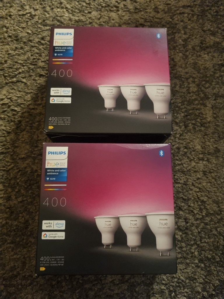 Philips Hue GU10 White and Color 2 x threepack, Ophalen, Nieuw