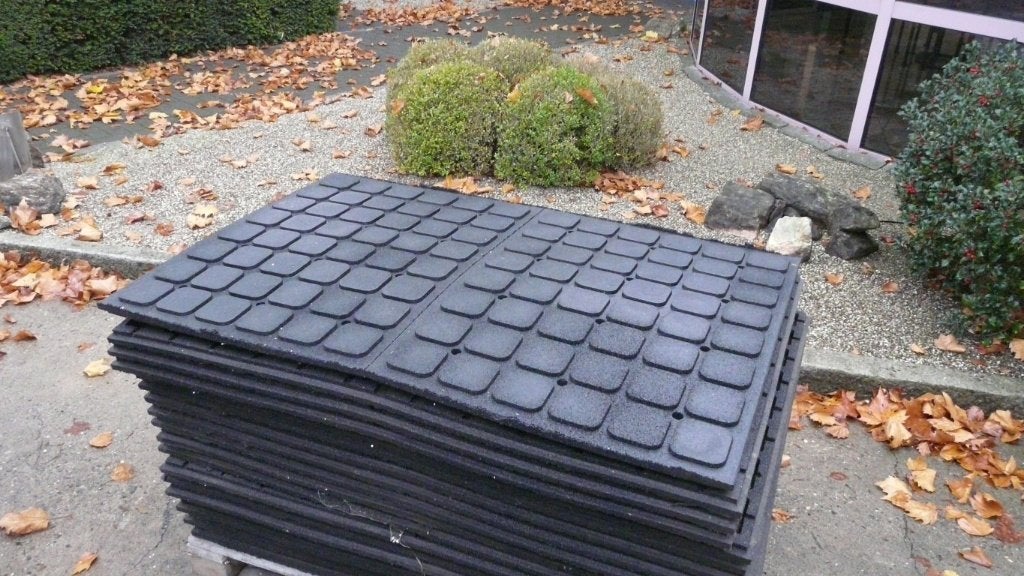 Rubber tegel 1190 x 800 x 30 mm, Ophalen, Nieuw, Overige materialen