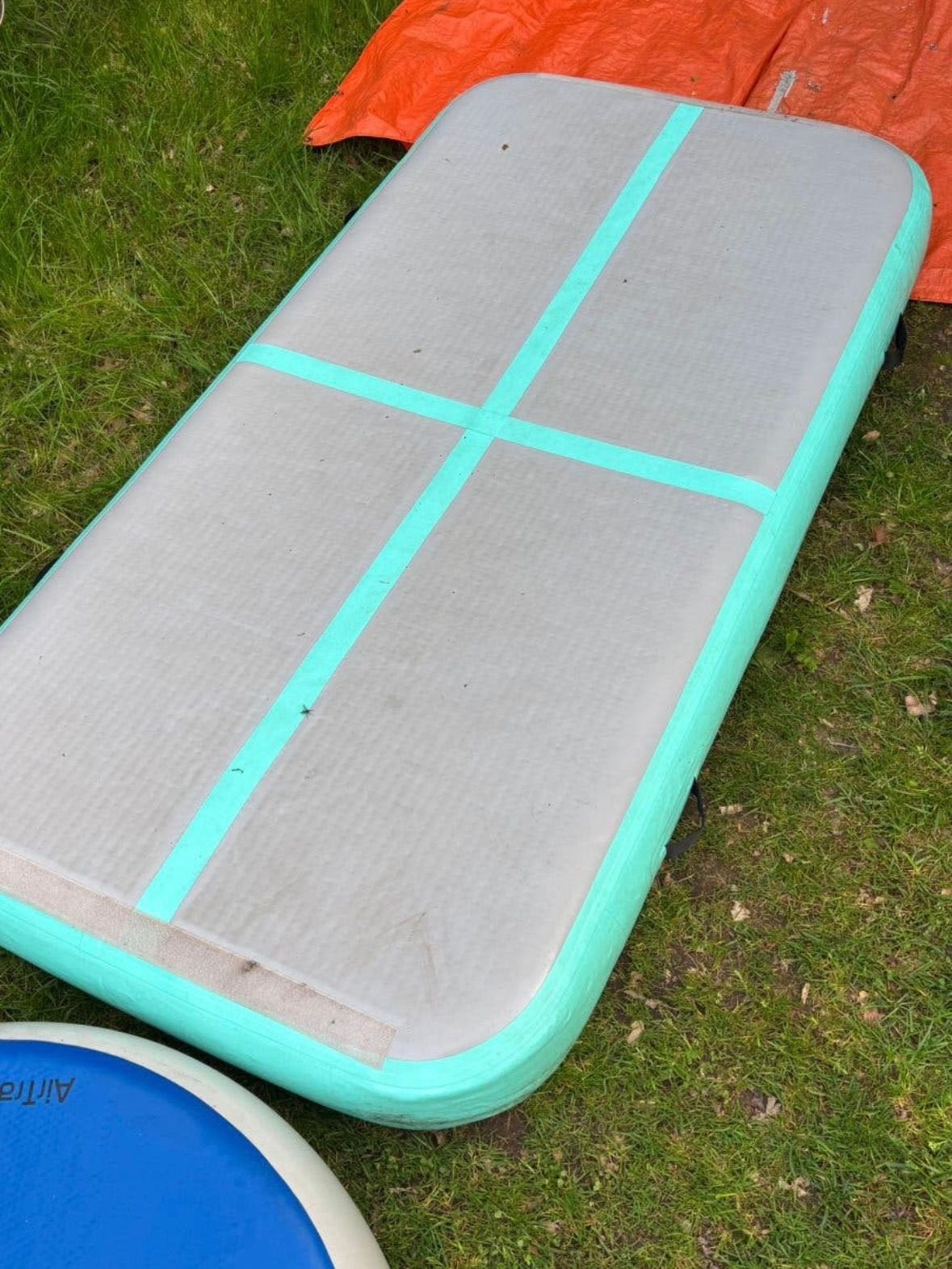 Airtrack 2x1x0.2, Sport en Fitness, Turnen, Kindermaat 122 t/m 140, Ophalen, Gebruikt, Materiaal