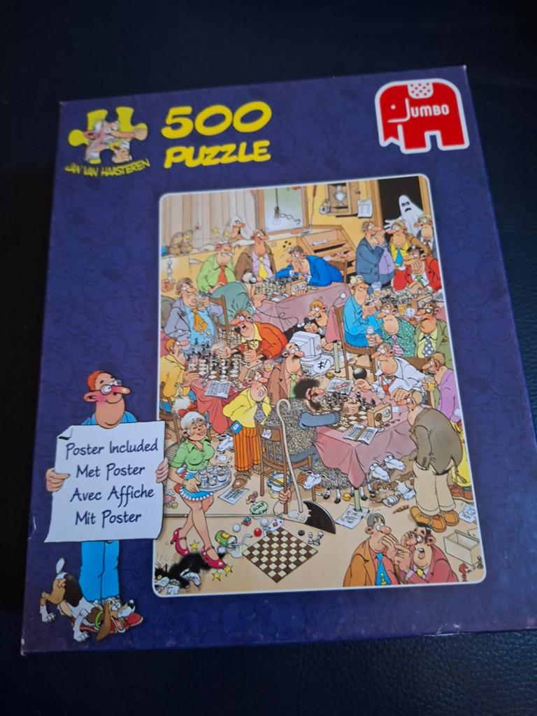 Jan van Haasteren Puzzel  500 stukjes incl.Poster, Ophalen, 500 t/m 1500 stukjes, Zo goed als nieuw