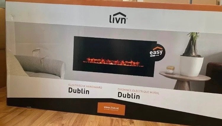 Elektrische hanghaard Dublin, NIEUW, Huis en Inrichting, Ophalen, Nieuw, Vrijstaande haard, Elektrische haard