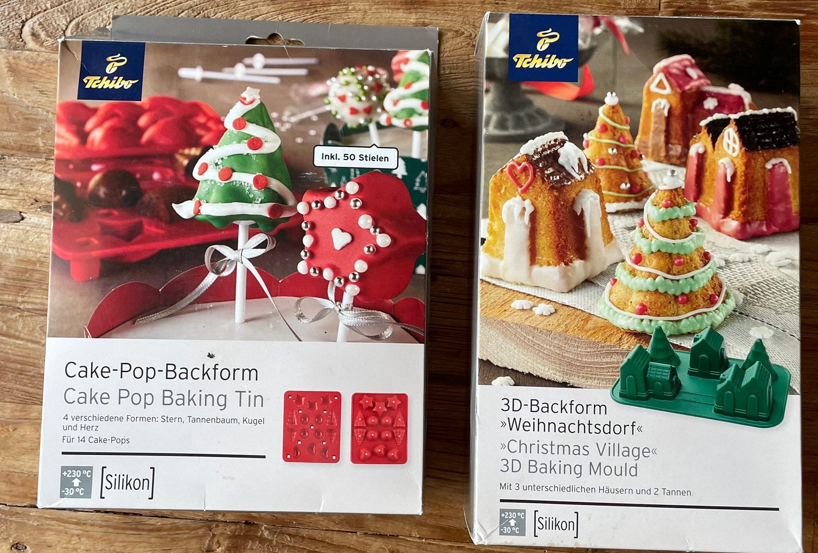 Bakvormen kerst en letters, Ophalen, Gebruikt