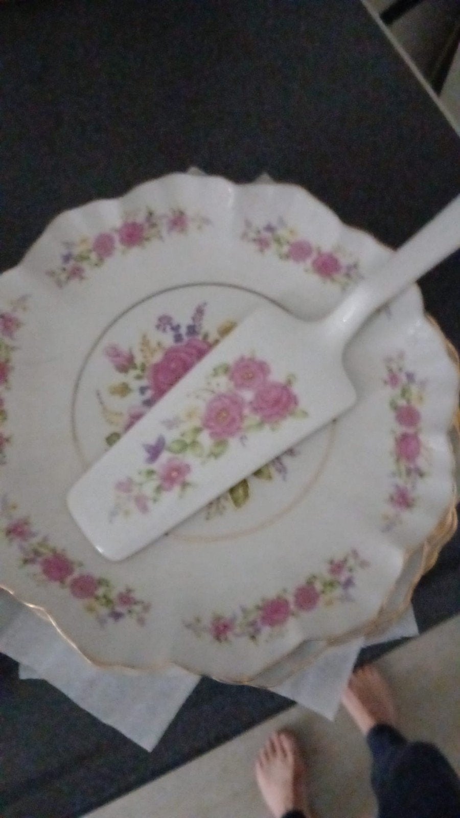 Mooi gebak set t. limoges, Ophalen