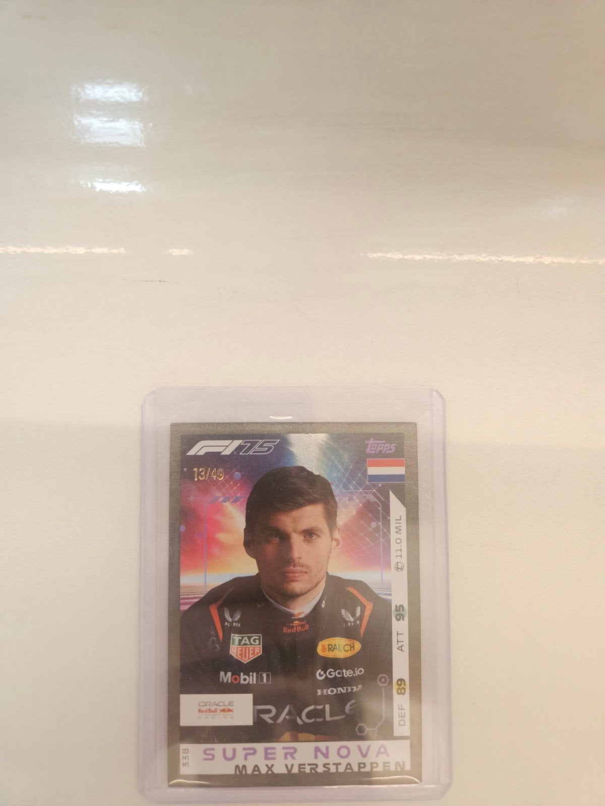 338 max verstappen super nova /49 topps turbo attax f1 2025, Ophalen of Verzenden, Nieuw, Plaatje
