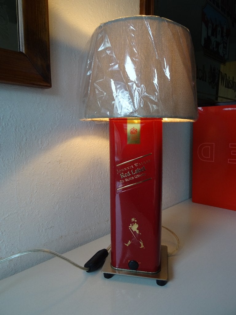 Johnnie Walker whisky schemerlamp (custom made), Ophalen of Verzenden, Gebruikt, Gebruiksvoorwerp