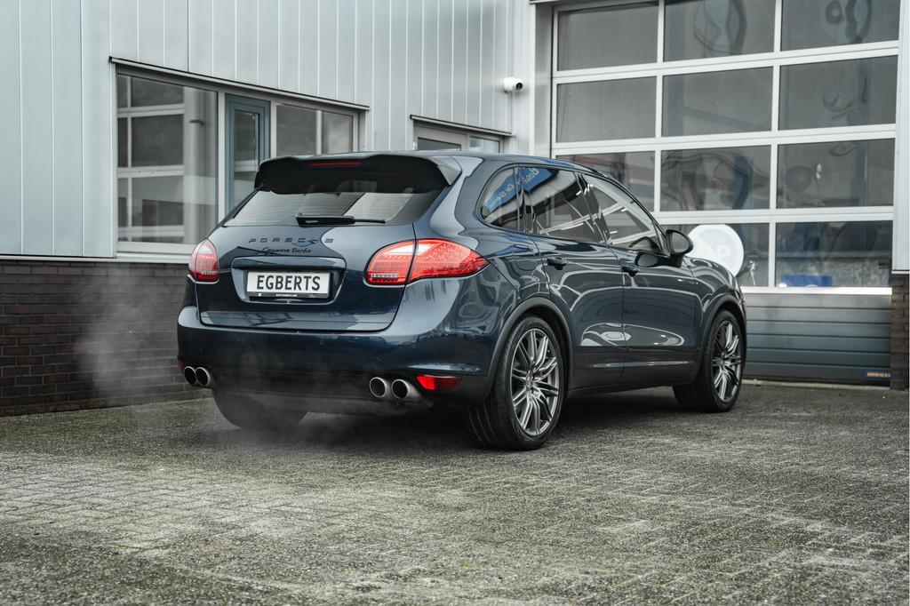 Porsche Cayenne 4.8 Turbo | Adaptive Cruise | Bose | Porsche, Automaat, Gebruikt, Blauw, Leder