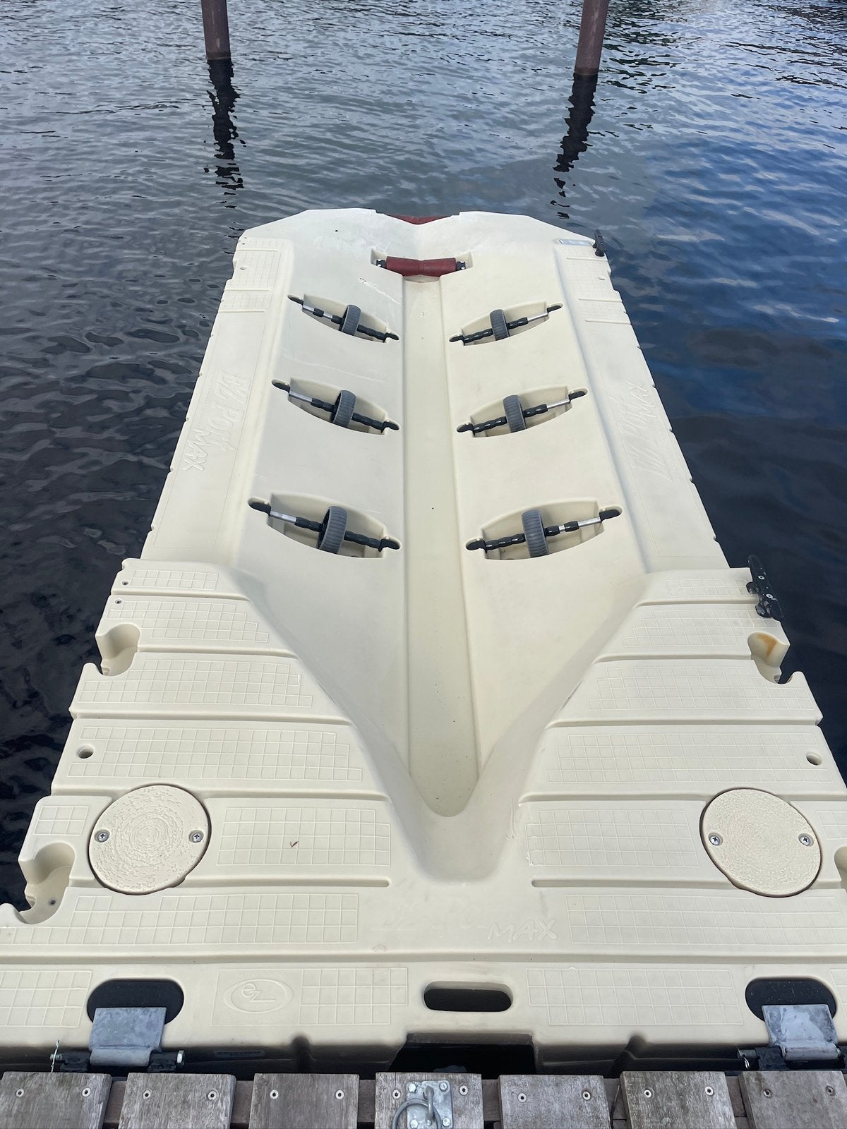 Waterscooter Dock met zwemtrap, Watersport en Boten, Ophalen, Zo goed als nieuw