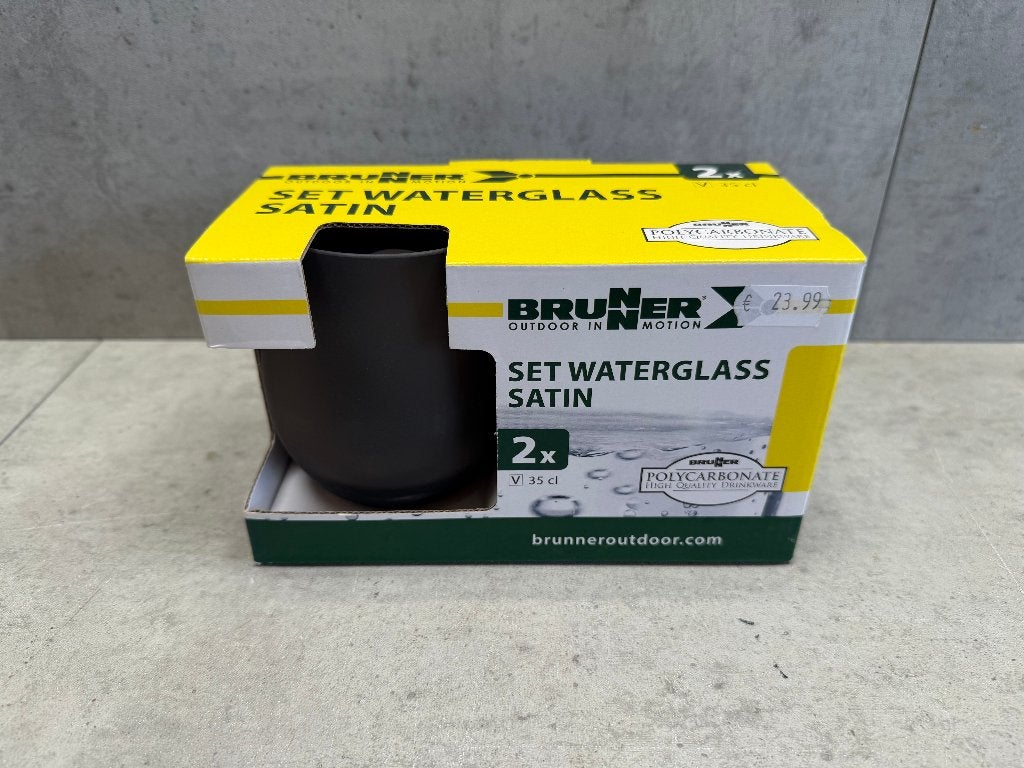 Brunner waterglas satin - NIEUW - 11329, Ophalen of Verzenden, Nieuw