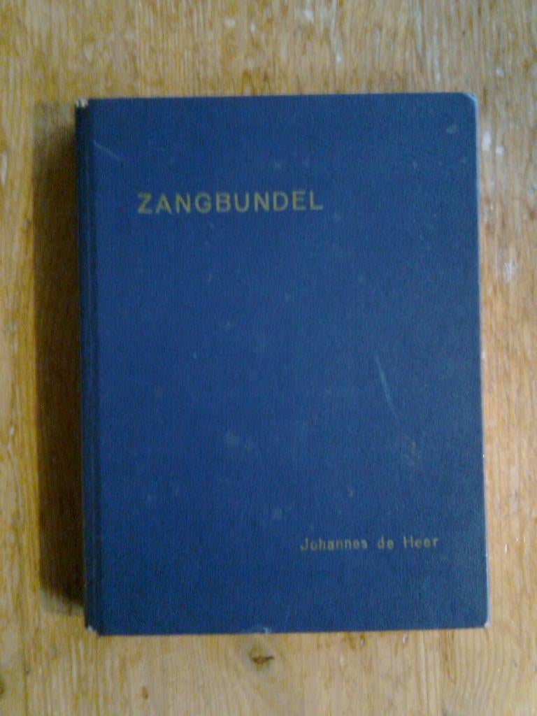 Johannes de Heer Zangbundel, tekstuitgave, Boeken, Ophalen of Verzenden, Gelezen, Artiest