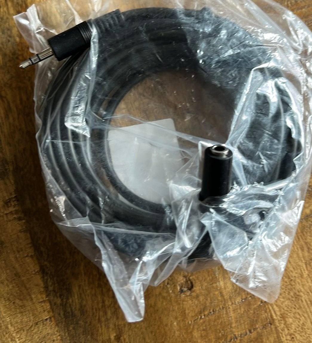 Stereo verlengkabel 3,5 mm jack male-female, Ophalen of Verzenden, Zo goed als nieuw, Minder dan 2 meter, Overige kabels