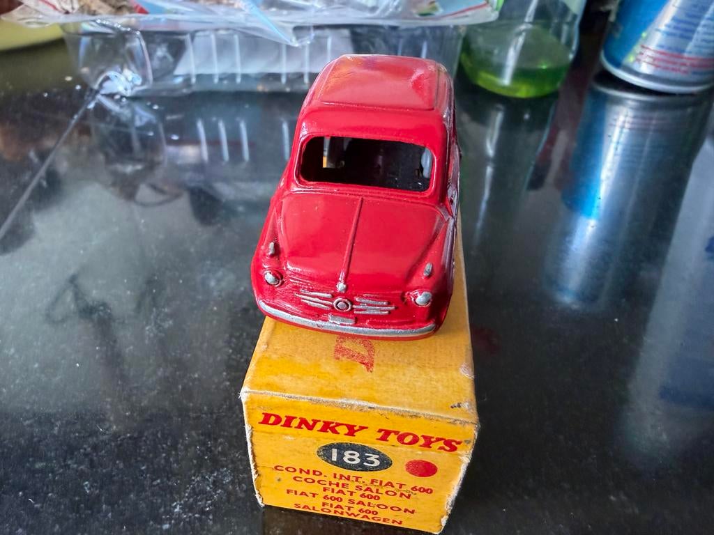 Dinky Toys Engeland Fiat 600 -  in doos (Origineel), Auto, Nieuw, Dinky Toys, Ophalen of Verzenden