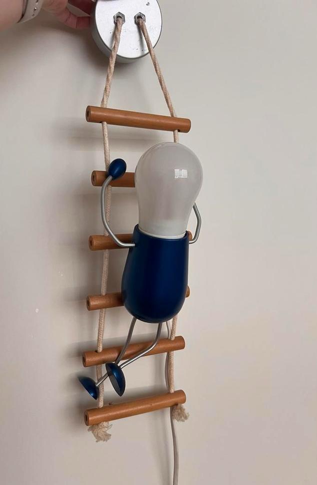 Vintage Philips mykidsroom Climbo wandlamp, Ophalen of Verzenden, Zo goed als nieuw, E27 (groot), Overige typen