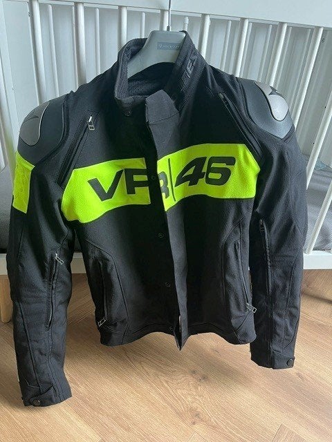 Dainese VR46 Podium D Dry Jacket maat 50, Ophalen of Verzenden, Tweedehands, Jas | textiel, Dainese