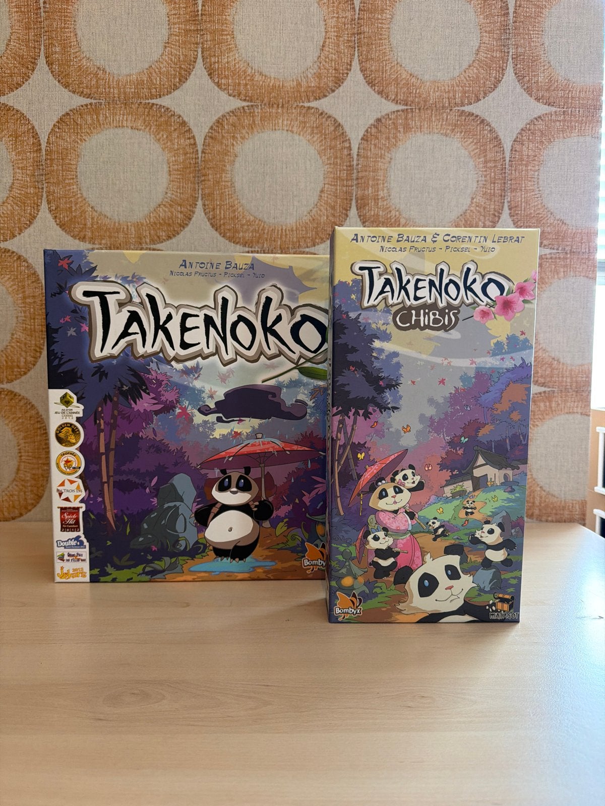 Takenoko basisspel + Chibis uitbreiding - Zo goed als nieuw, Drie of vier spelers, Ophalen of Verzenden, Zo goed als nieuw