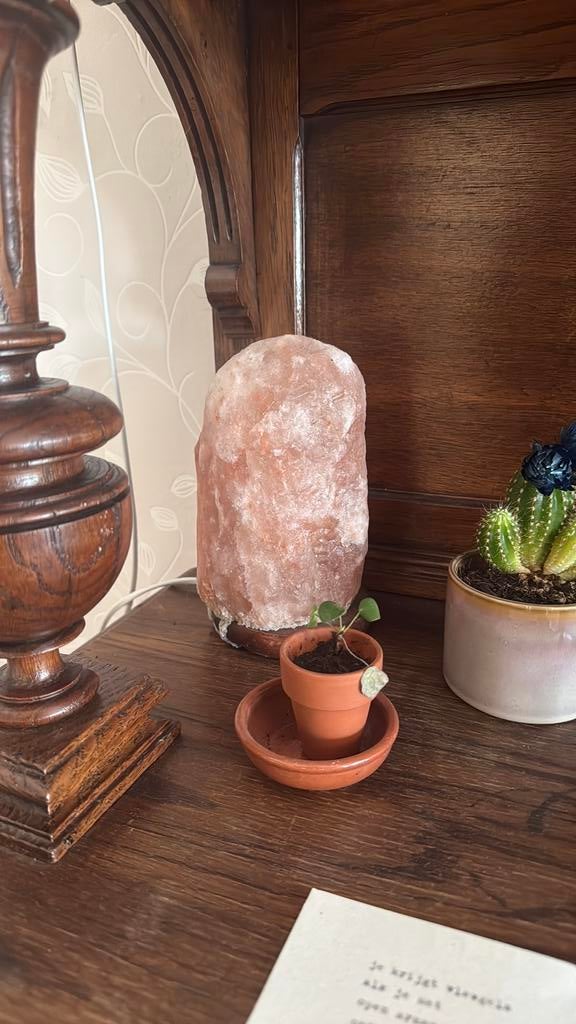 Zoutlamp, Huis en Inrichting, Ophalen of Verzenden, Zo goed als nieuw, Minder dan 50 cm