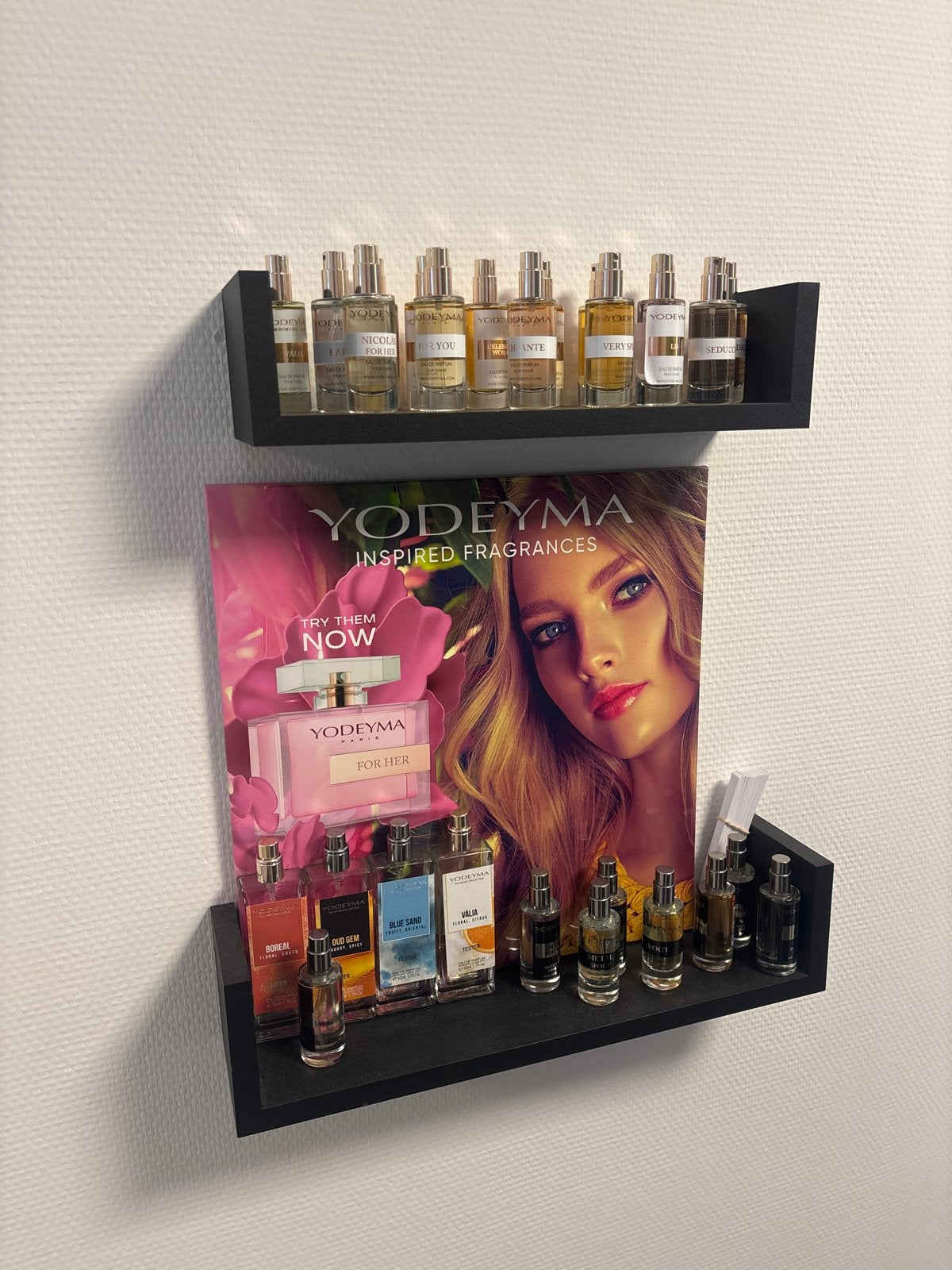 Yodeyma parfum testers / display, Ophalen of Verzenden, Zo goed als nieuw