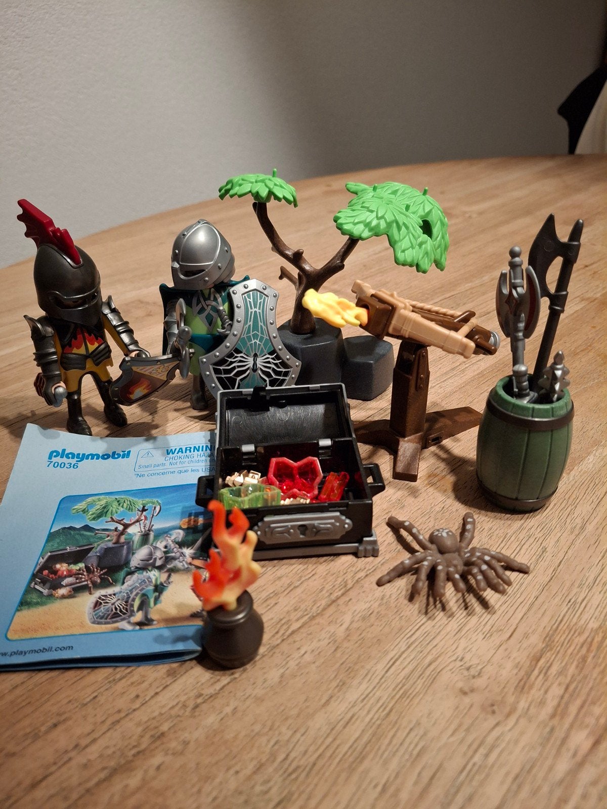Playmobil 70036: Ridder met schatkist en balista, Gebruikt, Complete set, Ophalen of Verzenden, Knights