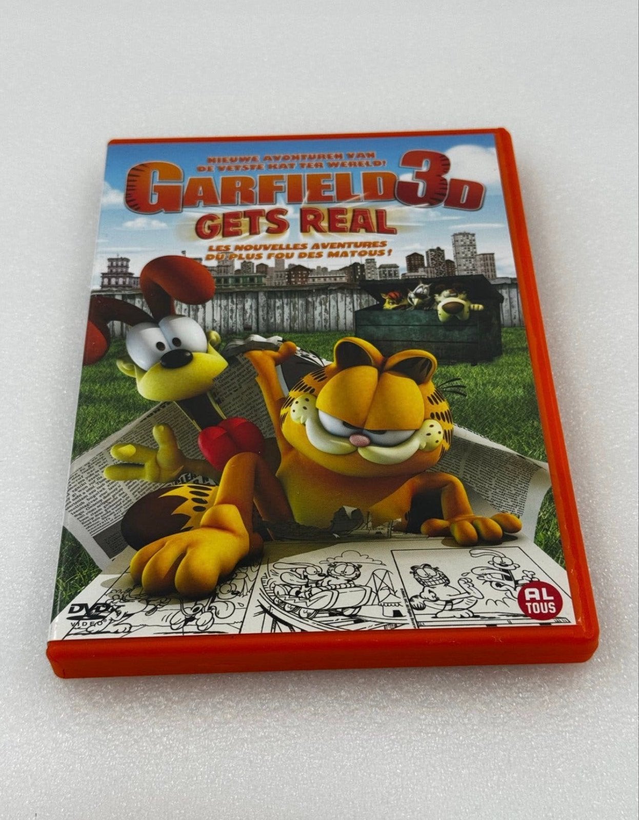 Garfield 3D Gets Real DVD - Nieuwe avonturen van Garfield, Gebruikt, Alle leeftijden, Nederlands, Komedie