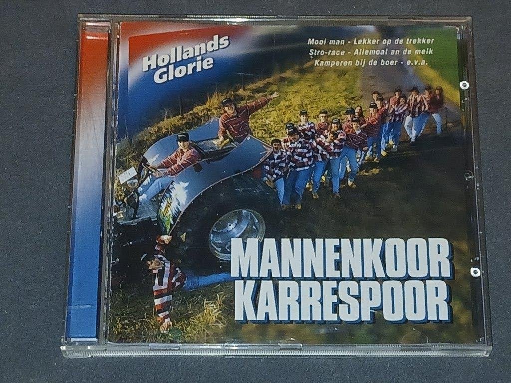 2 cd's  MANNENKOOR - Karrespoor, Ophalen of Verzenden, Zo goed als nieuw, Pop, Album