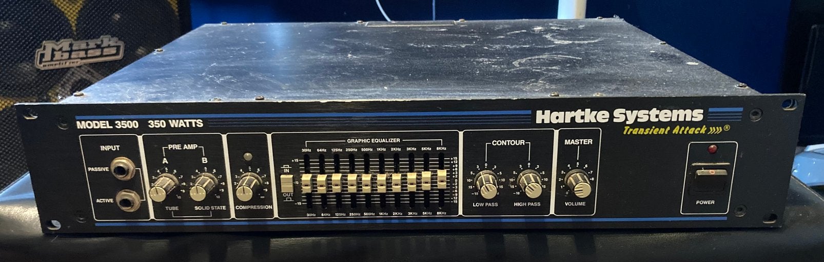 Hartke HA3500, Ophalen, Gebruikt, Basgitaar, 100 watt of meer