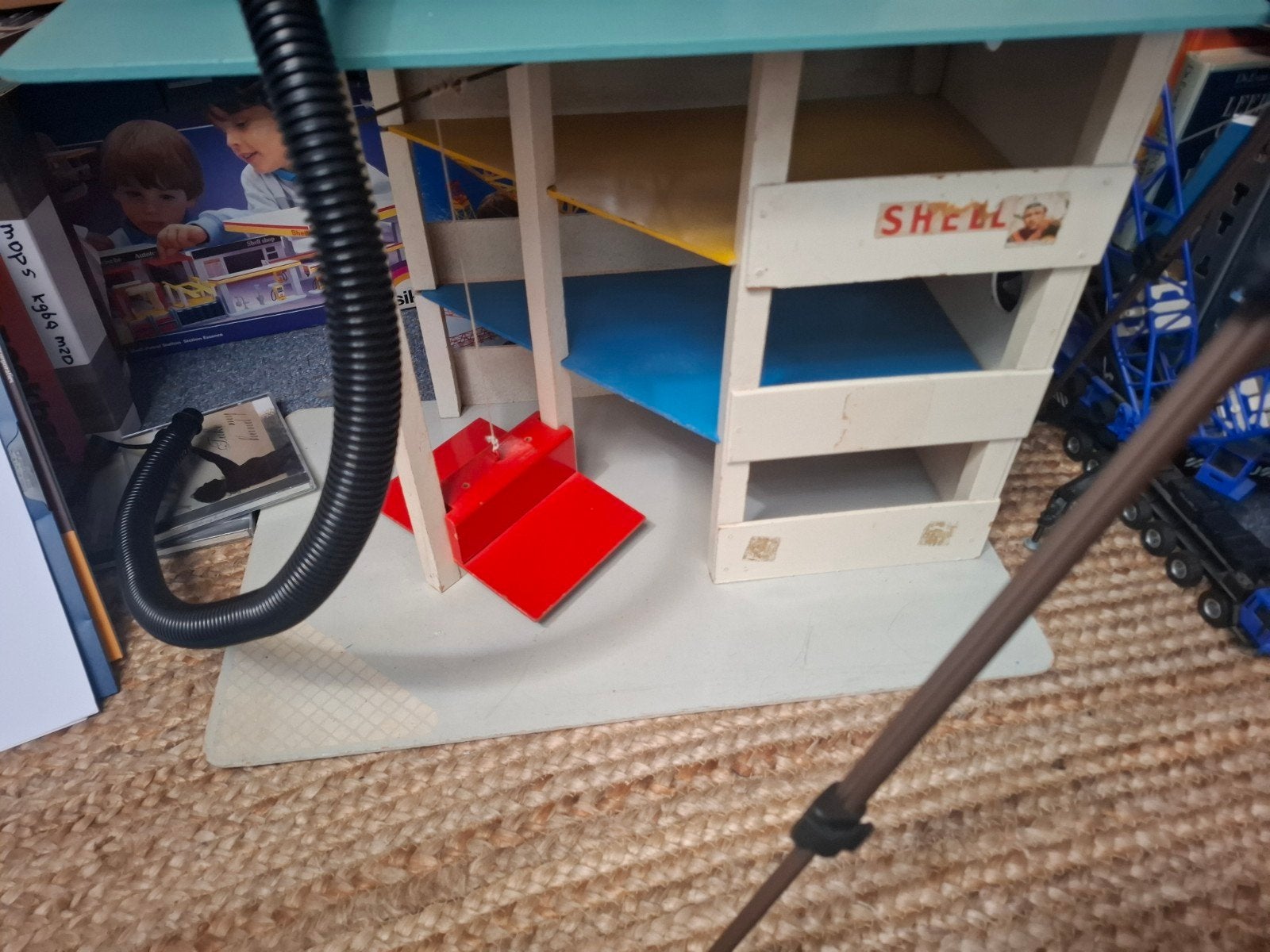 Vintage sio Shell Garage jaren 60 Speelgoed, Verzamelen, Ophalen, Gebruikt
