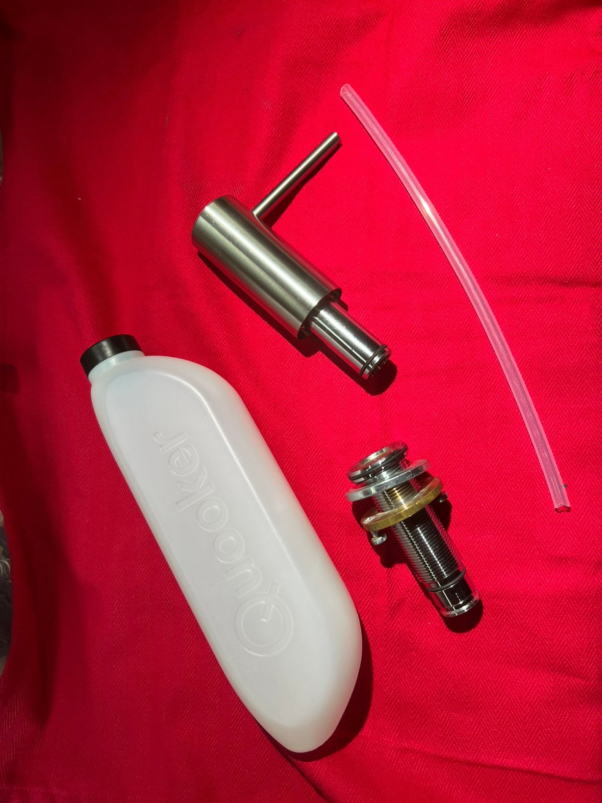 Quooker Zeepdispenser RVS zgan, Ophalen of Verzenden, Zo goed als nieuw, Rvs