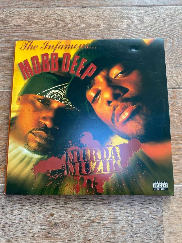 MOBB Deep - Murda Muzik (Repress) Vinyl, Cd's en Dvd's, Vinyl | Hiphop en Rap, Ophalen of Verzenden, 1985 tot 2000, Zo goed als nieuw