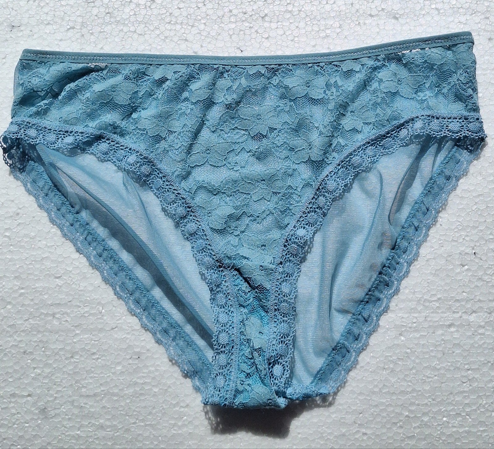 Sexy nieuw blauw transparant slipje maat XL, Kleding | Dames, Ondergoed en Lingerie, Verzenden, Blauw