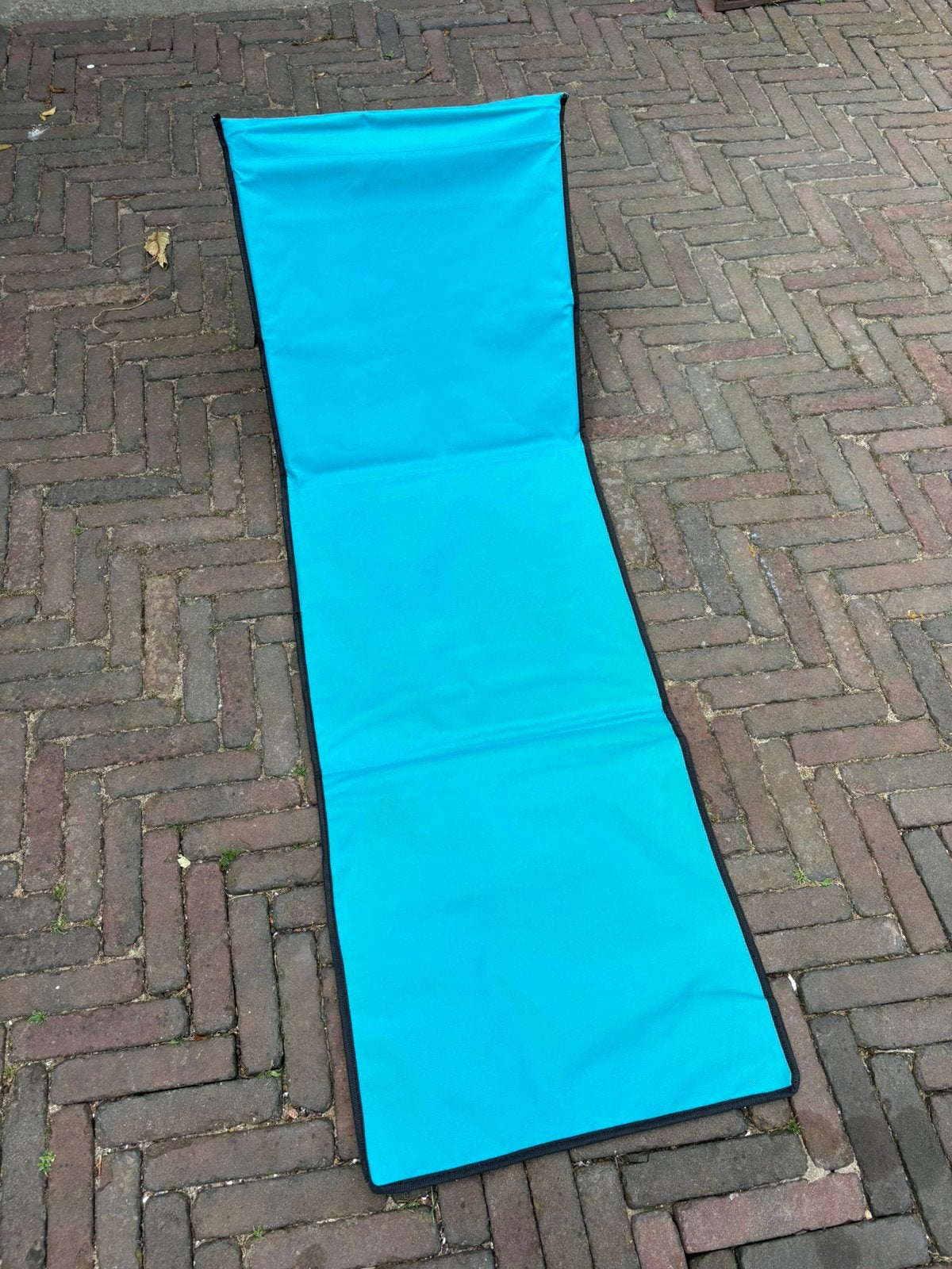 Turquoise Strandstoeltje, inklapbaar, Ophalen, Gebruikt, Inklapbaar