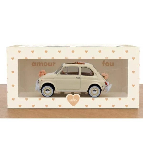 Fiat 500 L 1968 Ivory Schaal 1/18 Norev 187780 Nieuw, Auto, Norev, Ophalen of Verzenden, Norev