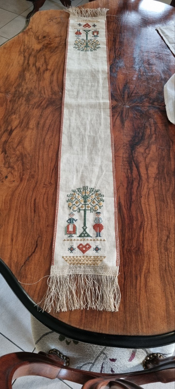 prachtig antiek exclusiev klokken kleedje met de hand gemaak, Antiek en Kunst, Antiek | Klokken, Ophalen of Verzenden