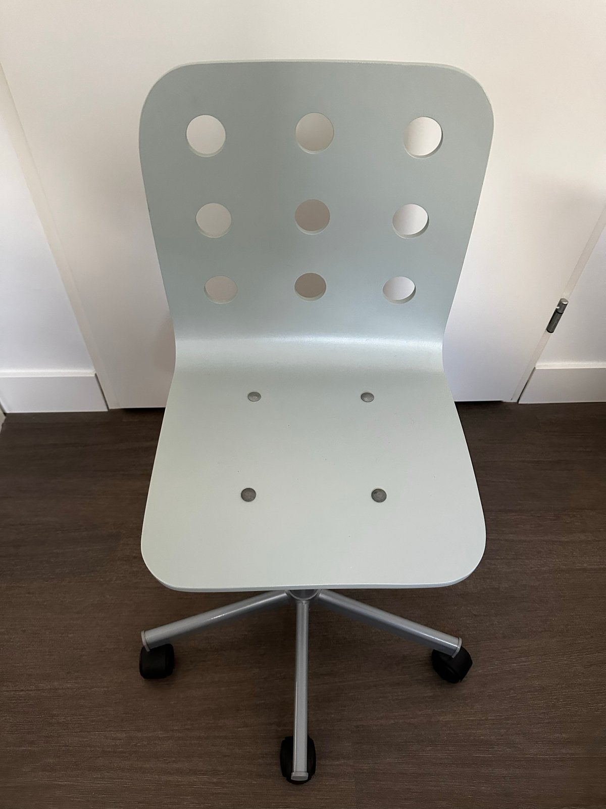 IKEA Jules Bureaustoel met wielen - Lichtgrijs - izgst!, Ophalen, Gebruikt, Grijs, Bureaustoel