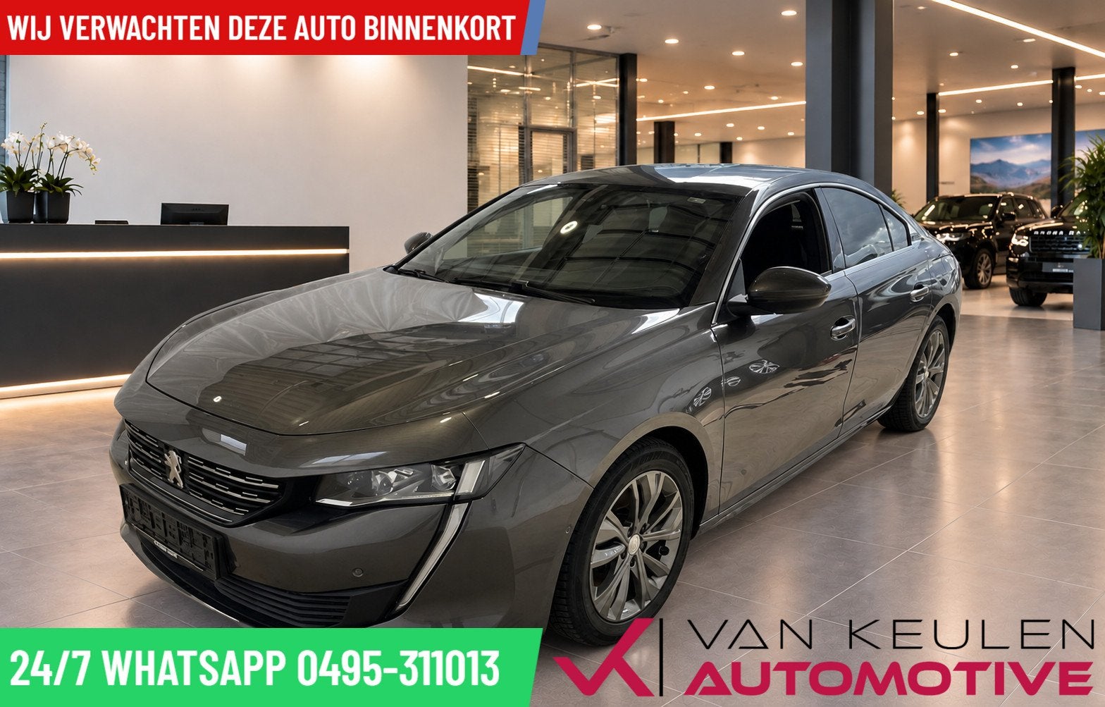 Peugeot 508 1.6 HYbrid Allure PHEV l ACC l Led l 1e eigenaar, Auto's, Dealer onderhouden, Gebruikt, 4 cilinders, Leder en Stof