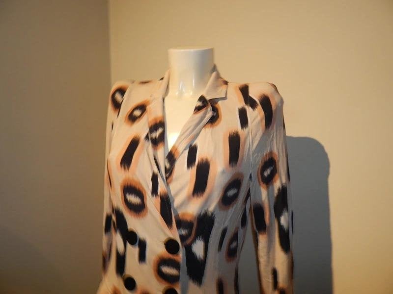 ML Collections soepel vallend jasje in print pof schouders L, Kleding | Dames, Maat 38/40 (M), Overige kleuren, Verzenden, Zo goed als nieuw